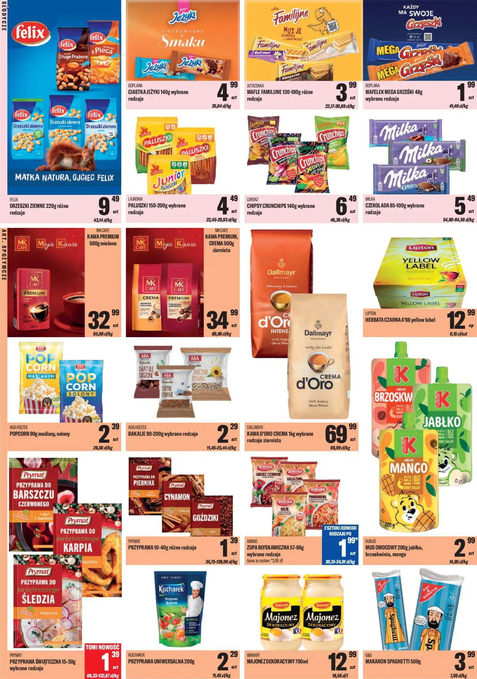 TomiMarkt Gazetka od 21.11.2025 | Strona: 4 | Produkty: Mango, Barszcz, Chipsy, Majonez