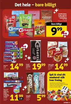 Løvbjerg - Tilbudsavis gyldig fra 14.11.2025 | Side: 13 | Produkter: Bananer, Cherry, Vanilje, Karameller