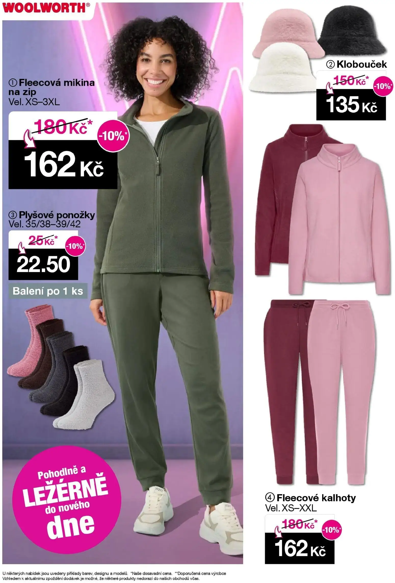 Woolworth leták od 31.10.2025 | Strana: 4 | Produkty: Mikina, Kalhoty, Ponožky