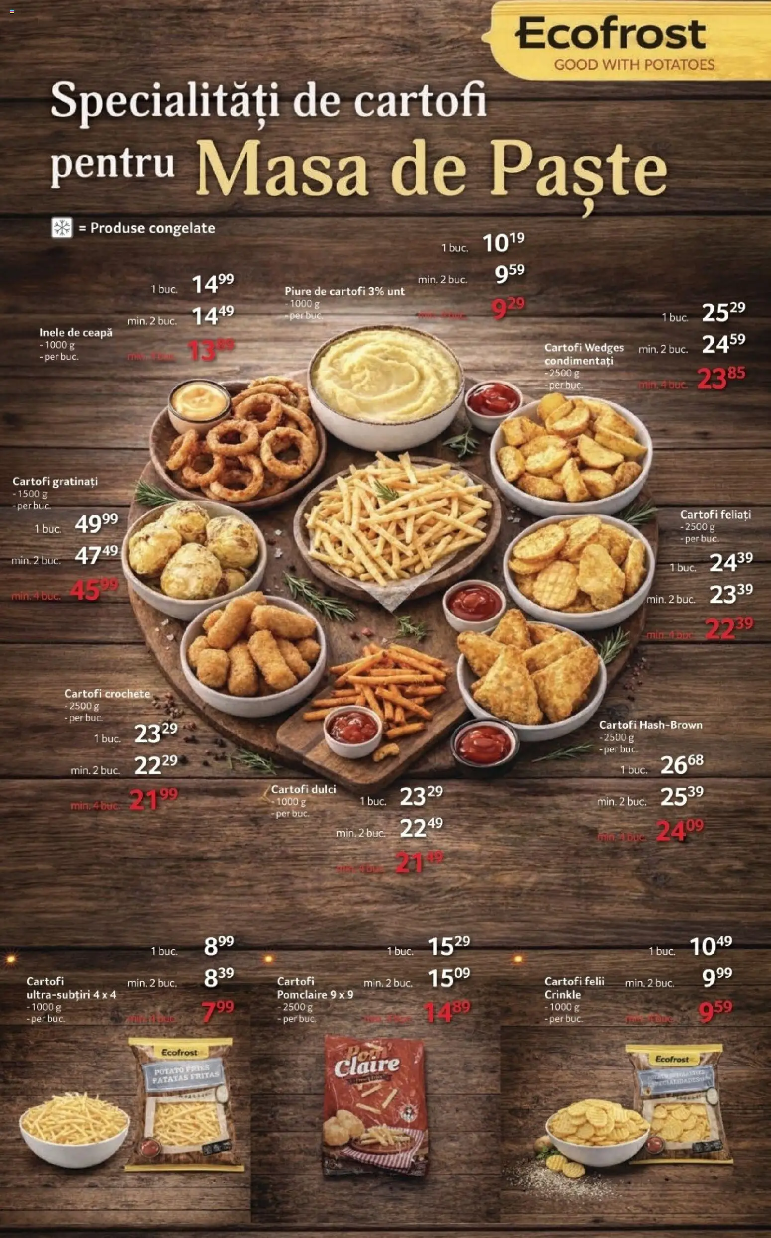 Noul catalog Selgros – valabil de la 20.03.2026 | Pagină: 6 | Produse: Unt, Paste, Cartofi, Ceapă