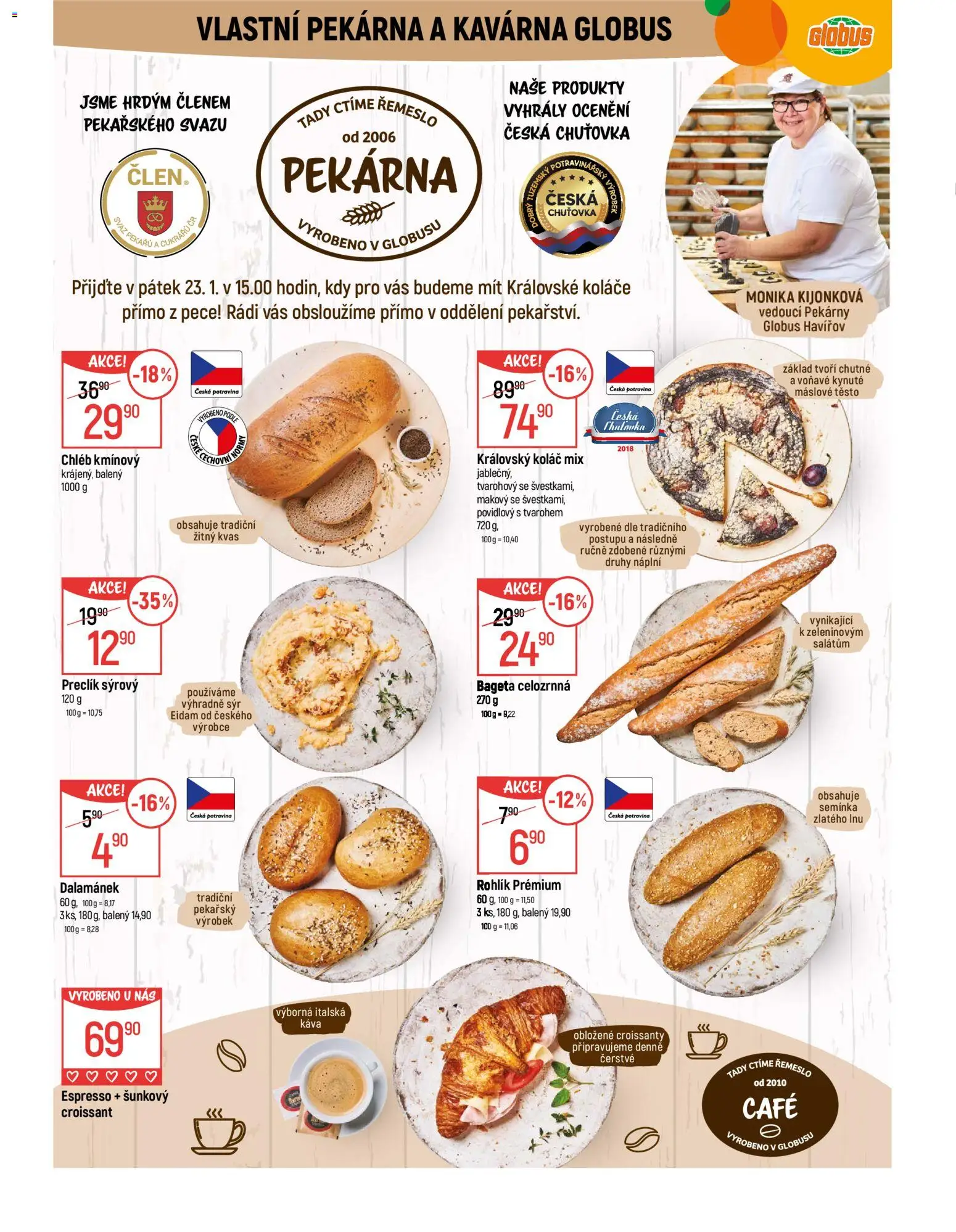 Globus leták - Havířov od 21.01.2026 | Strana: 8 | Produkty: Globus, Káva, Eidam, Semínka