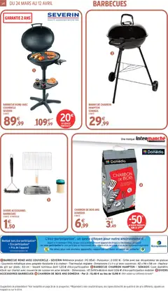 Intermarché - Prévisualisation de Intermarché - Tendance plein air 2026 valide à partir de 24.03.2026 | Page: 24 | Produits: Charbon De Bois, Barbecue charbon, Gril, Poisson