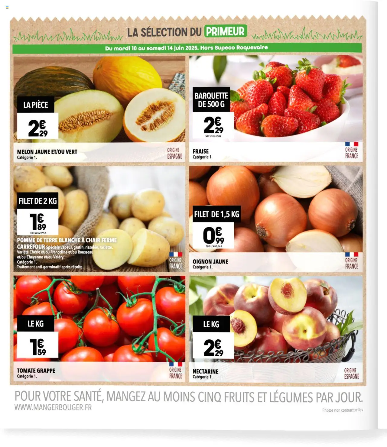  | Page: 2 | Produits: Fraise, Pomme, Pomme de terre, Oignon