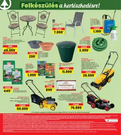 Interspar akciós újság - amely érvényes a következő dátumtól: 23.04.2026 | Oldal: 16 | Termékek: Szék, Fűmag, Fűnyíró, Benzines fűnyíró