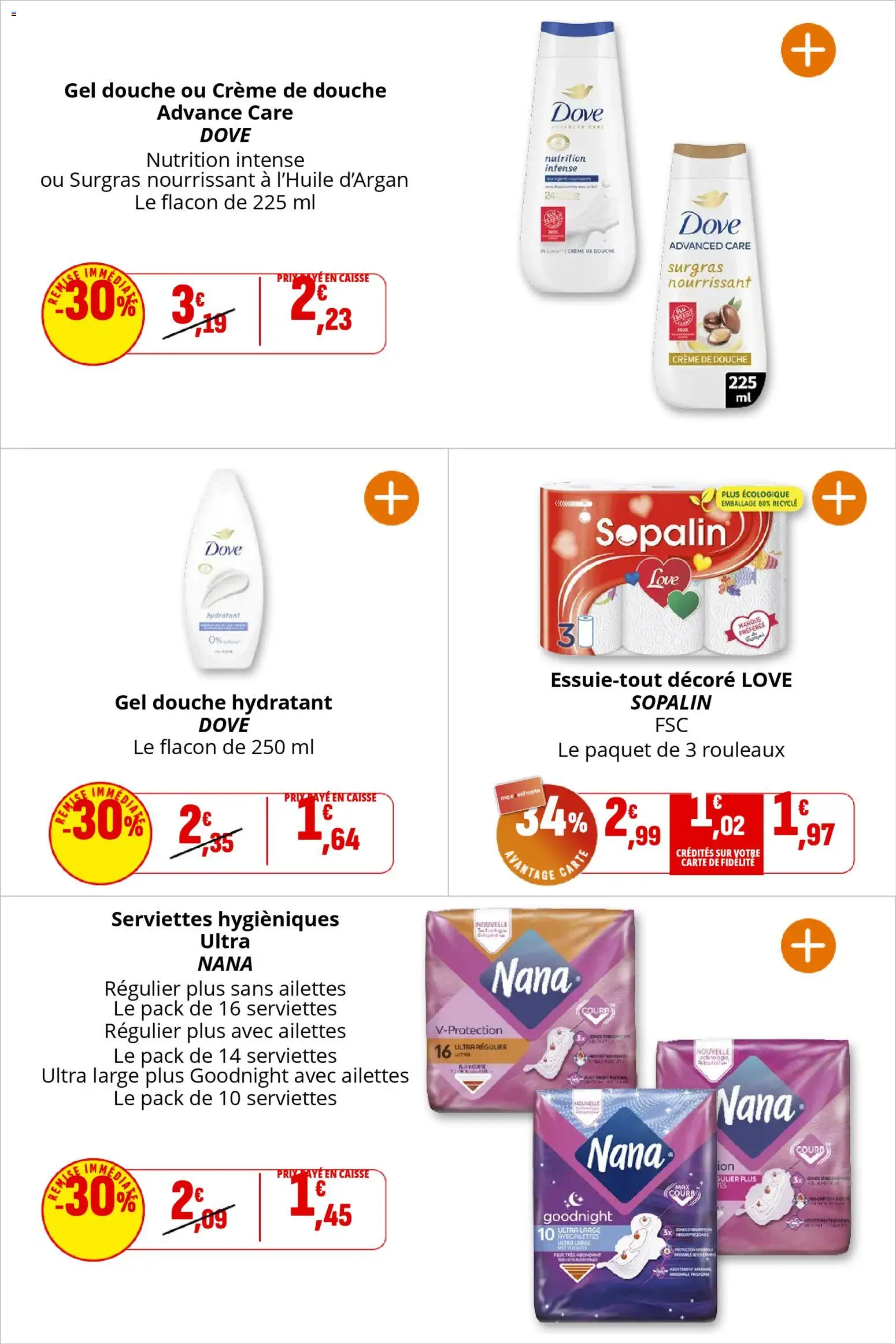 {H1} | Page: 45 | Produits: Gel douche, Douche, Crème