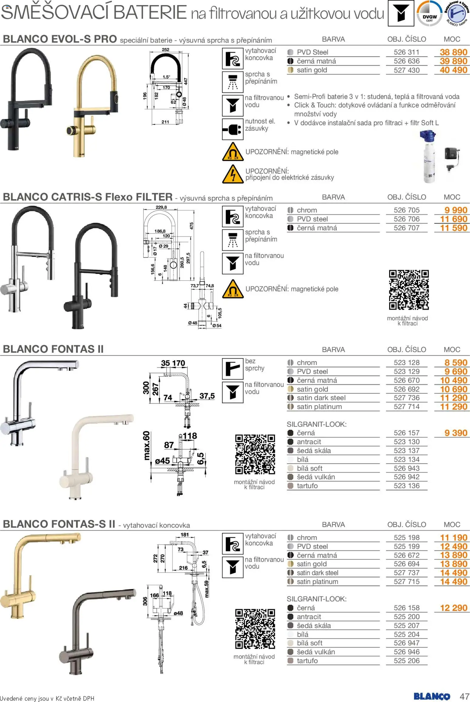 Möbelix leták - Blanco od 01.02.2026 | Strana: 47 | Produkty: Voda, Sprcha, Baterie