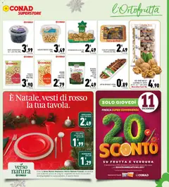 Anteprima del volantino DATTERI TOP QUALITY FATINA, 250g valido a partire dal 10.12.2025 | Pagina: 9 | Prodotti: Frutta, Noci, Arachidi, Tovaglia