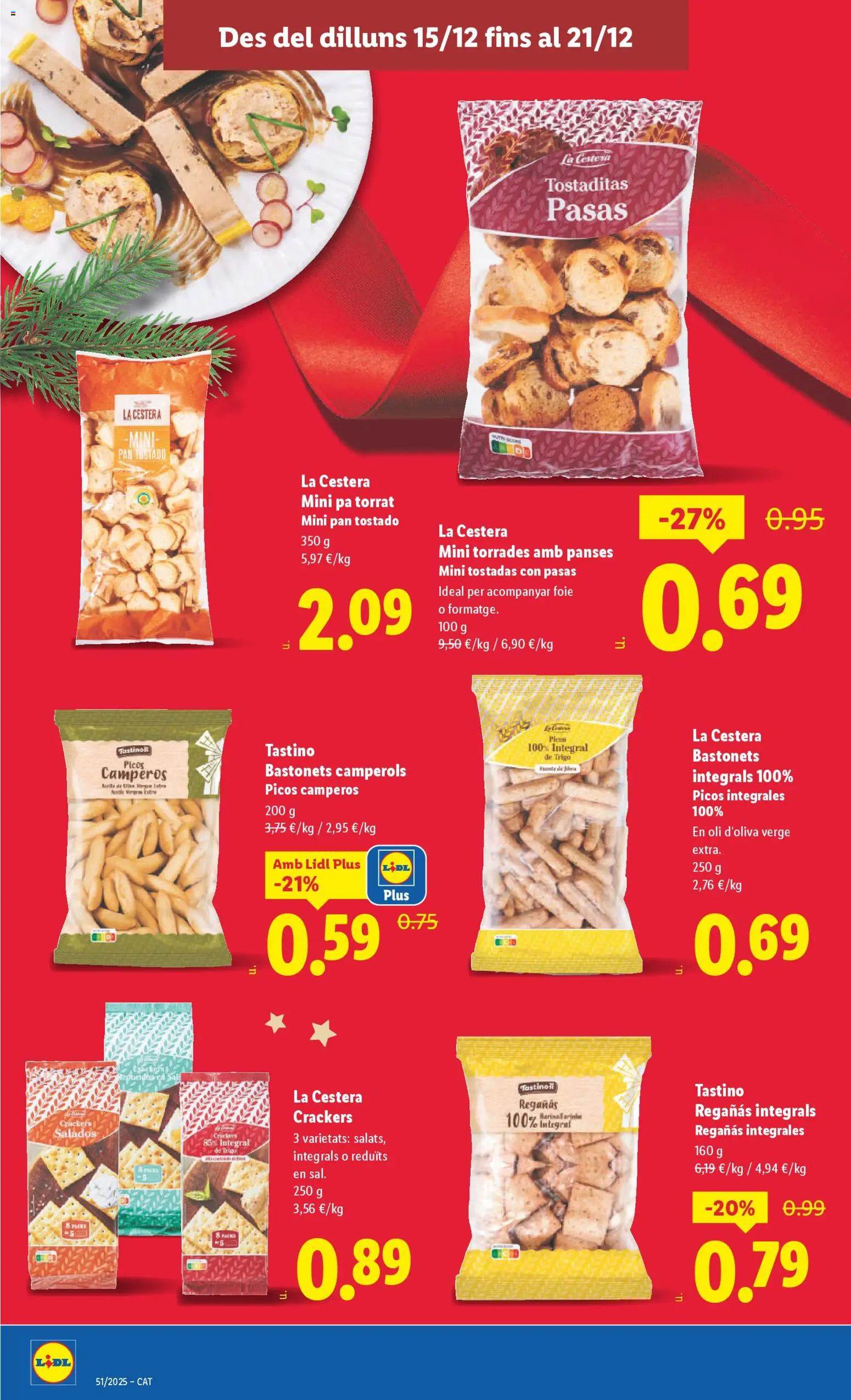 Lidl folleto │ válido desde el 15.12.2025 | Página: 14 | Productos: Pan