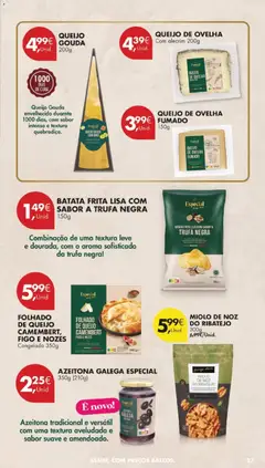 Pré-visualização FOLHADO DE QUEIJO CAMEMBERT, FIGO E NOZES, Congelado 350g válido de 17.03.2026 | Página: 31