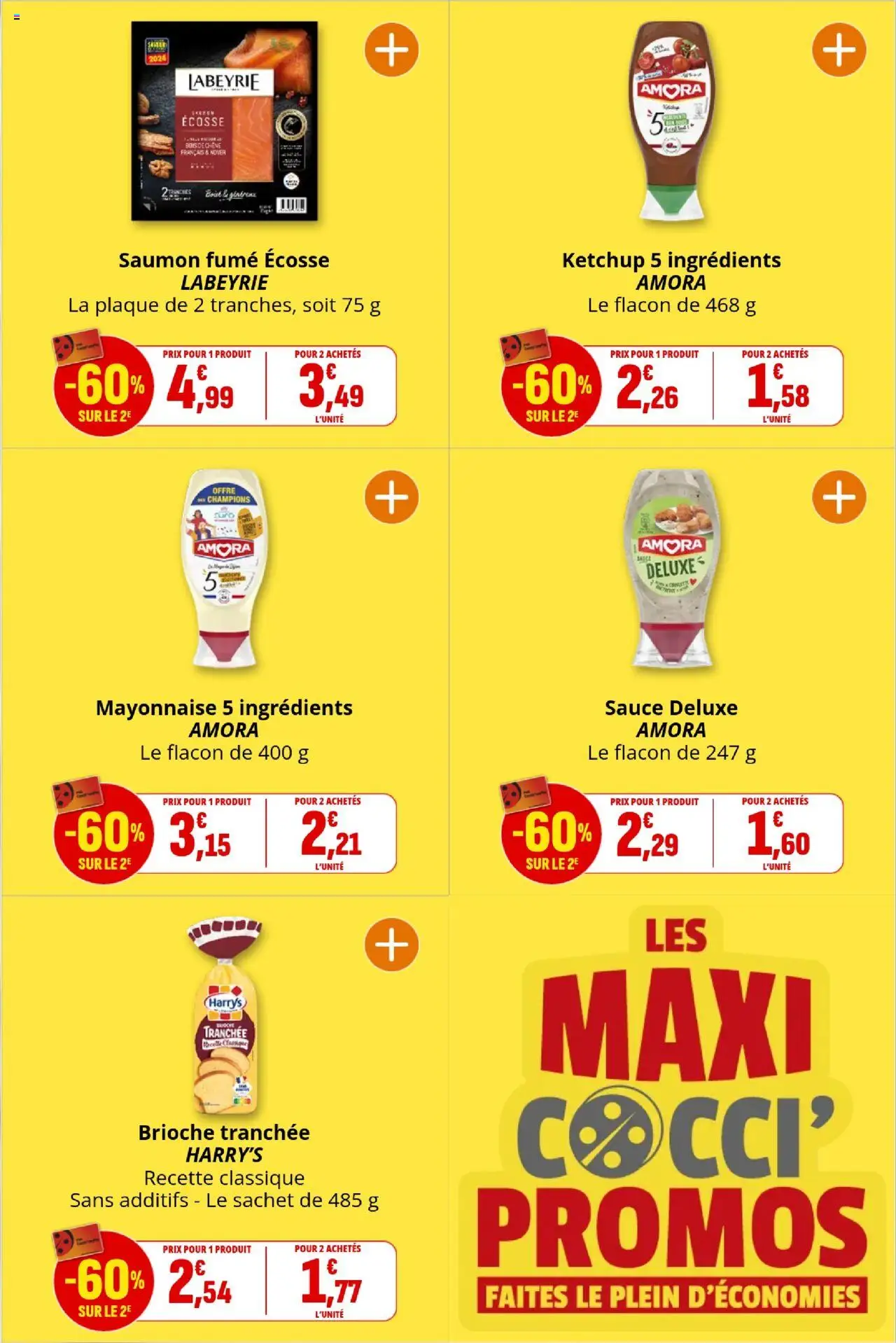 | Page: 5 | Produits: Saumon fumé, Mayonnaise, Ketchup, Saumon