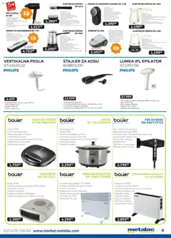 Metalac Market katalog - pregled Metalac Market kataloga - važi od 01.10.2025 | Strana: 9