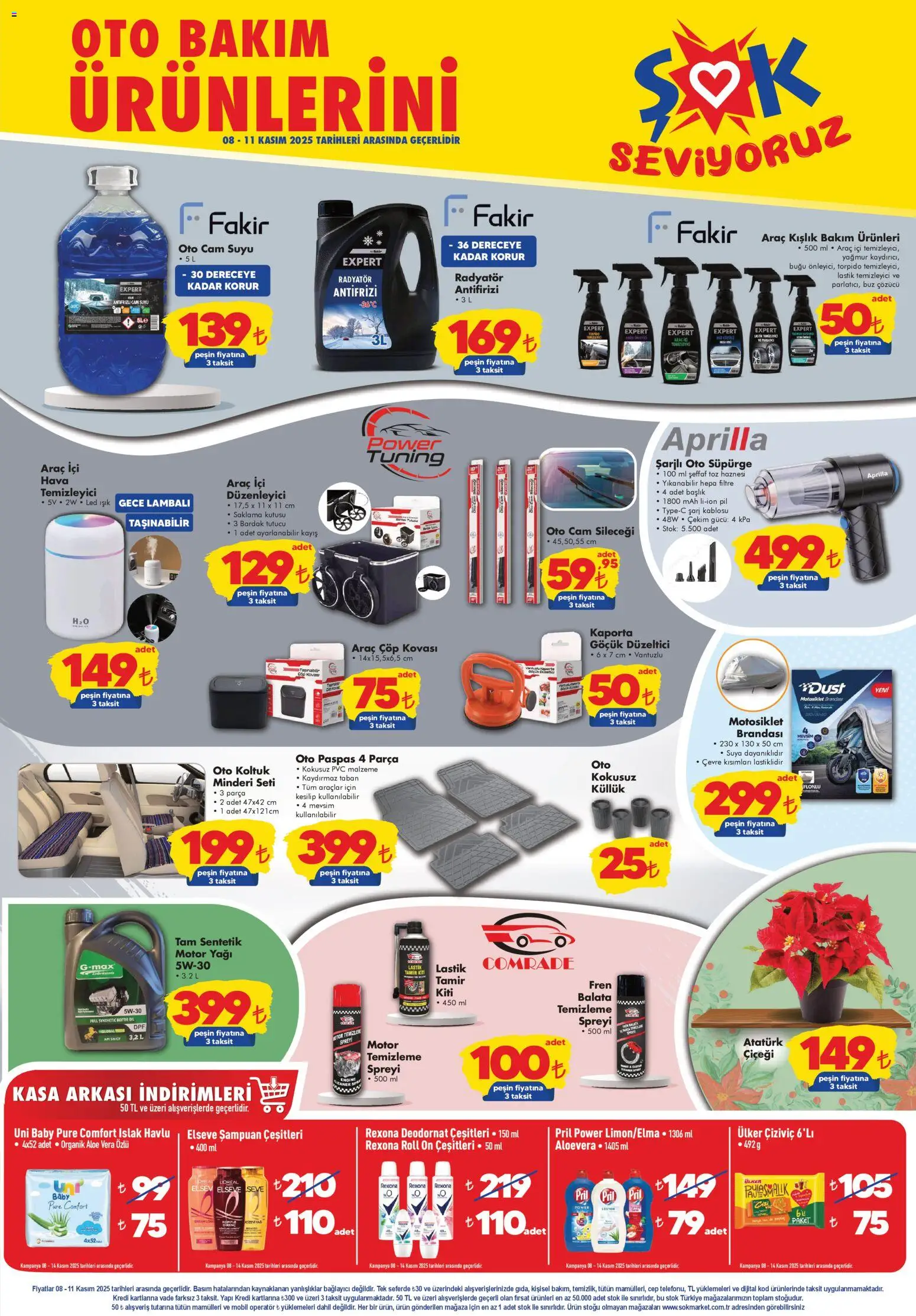 Şok Market Hafta sonu fırsatları - 08.11.2025 tarihinden itibaren geçerlidir | Sayfa: 1