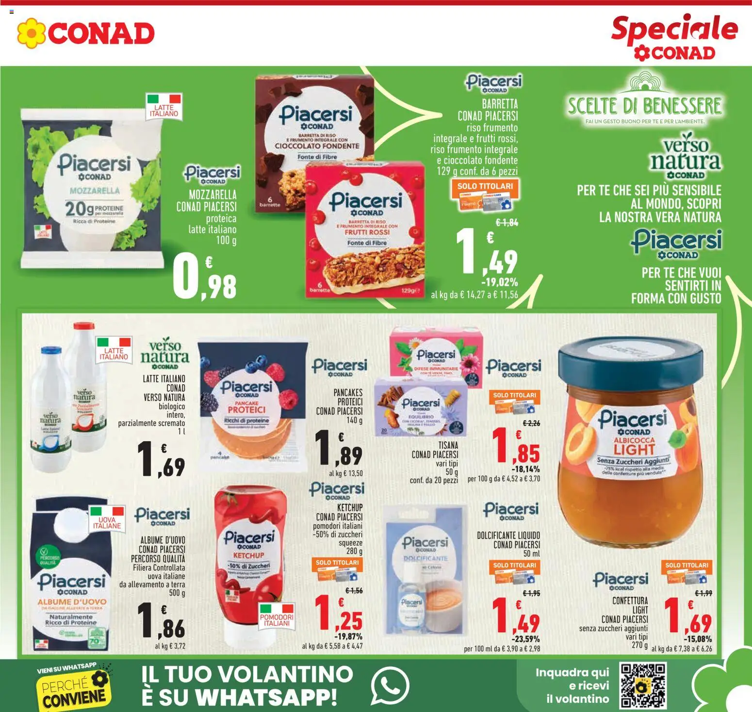 Volantino Conad del 08.04.2026 | Pagina: 5 | Prodotti: Uova, Ketchup, Pomodori, Barretta