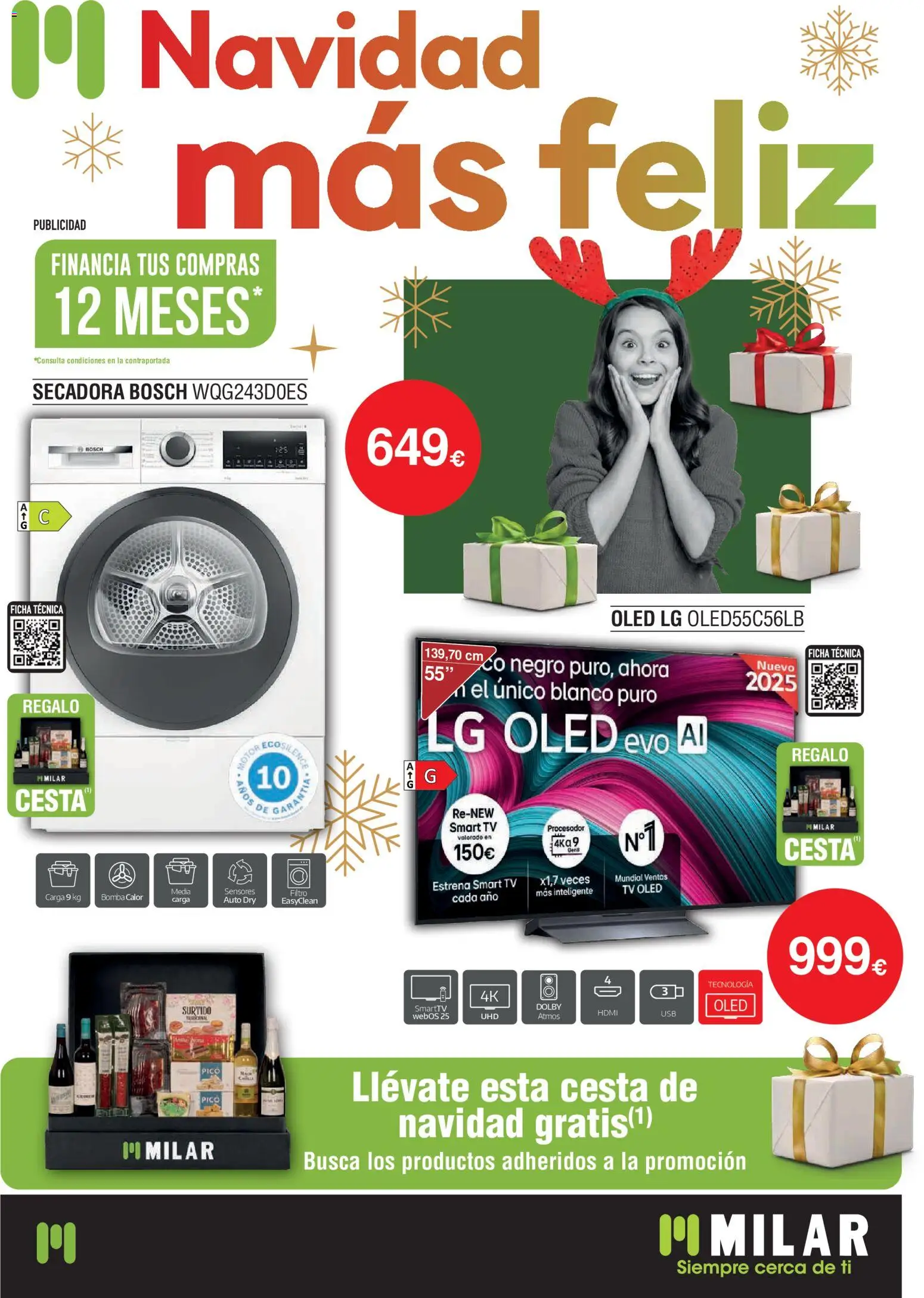 Milar folleto │ válido desde el 01.12.2025 | Página: 1 | Productos: Secadora, Cesta