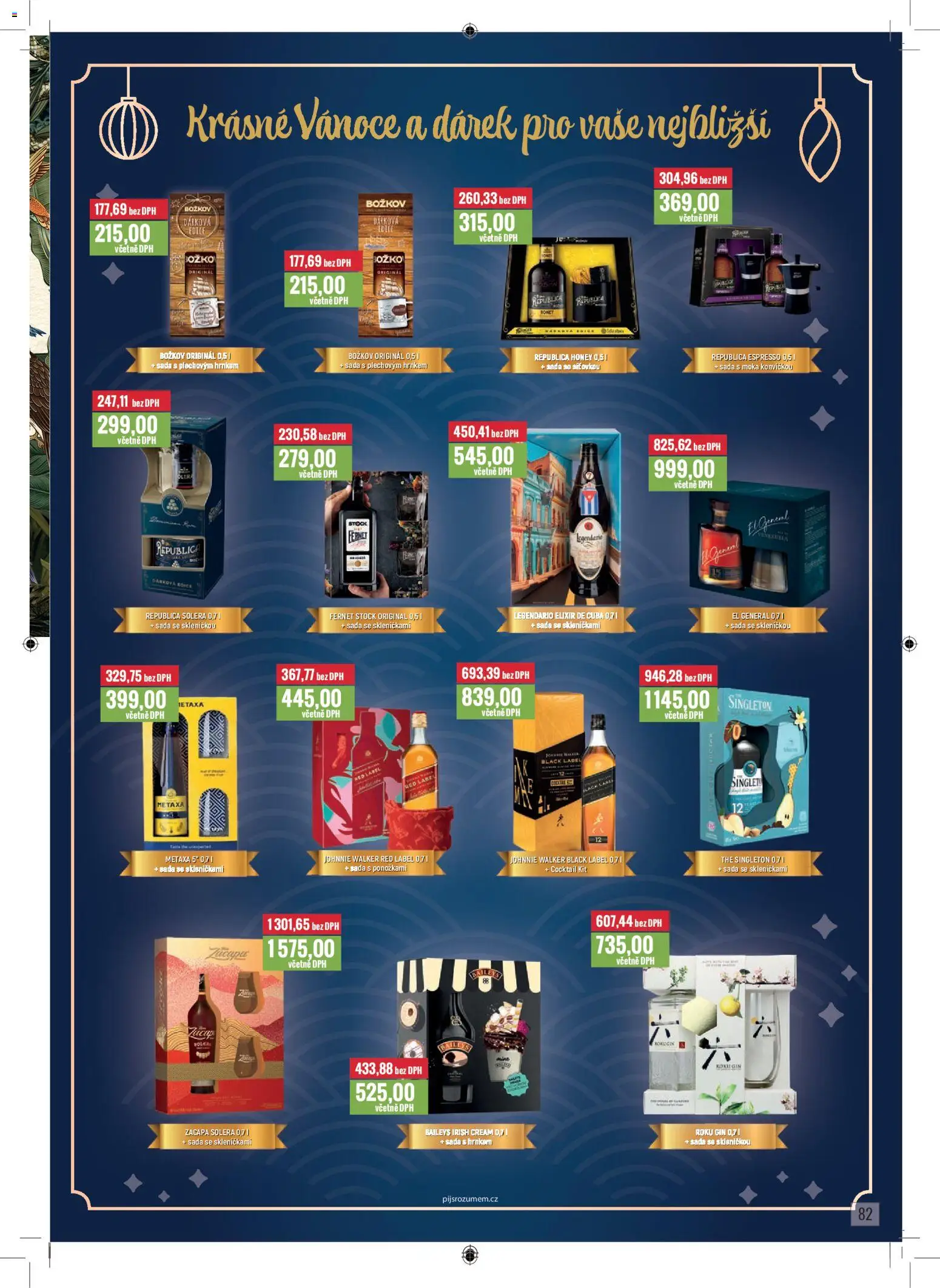 Ratio leták od 01.11.2025 | Strana: 83 | Produkty: Metaxa, Fernet, Božkov originál, Baileys