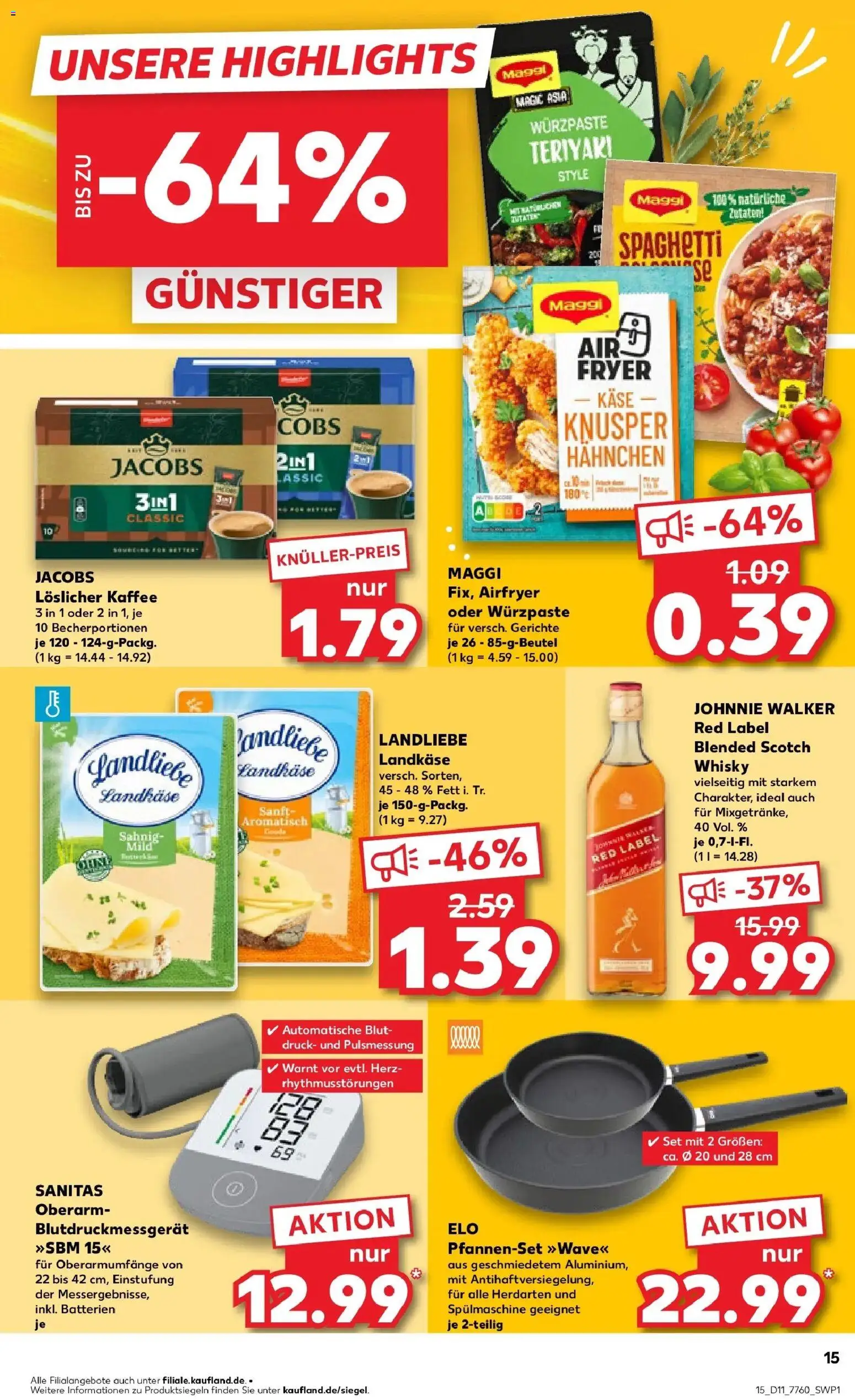 Kaufland Prospekt München	 – gültig ab 09.03.2026 | Seite: 27 | Produkte: Hahnchen, Käse, Kaffee, Johnnie walker