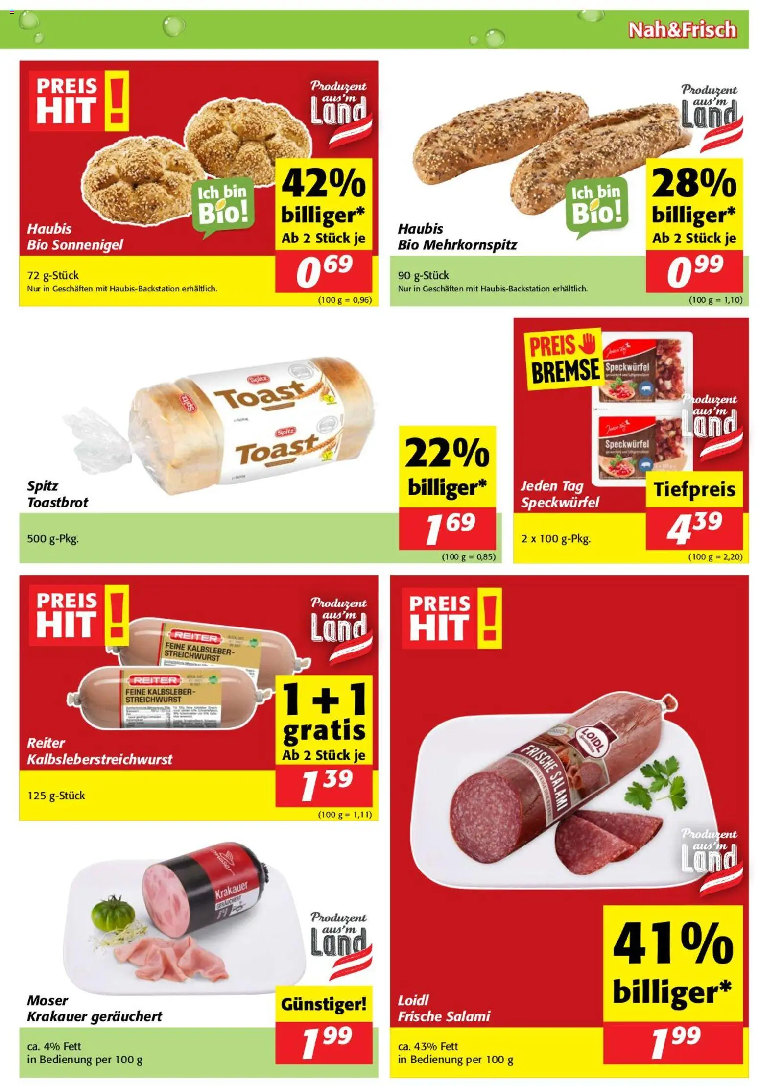 Nah und Frisch Flugblatt gültig ab 08.04.2026 | Seite: 3 | Produkte: Salami