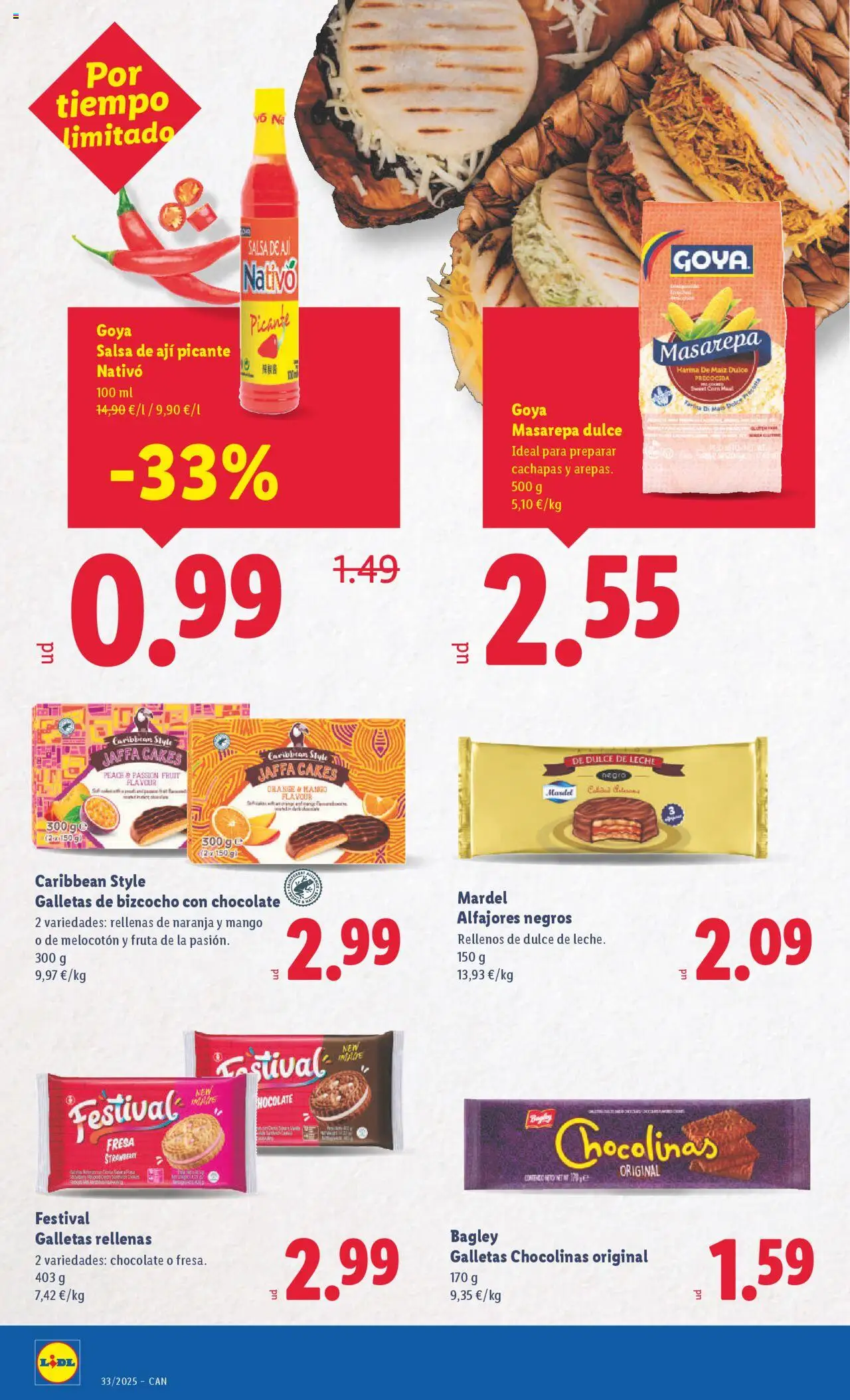Lidl - Canarias  │ válido desde el 11.08.2025 | Página: 32 | Productos: Chocolate, Galletas, Galletas rellenas, Ρούτερ