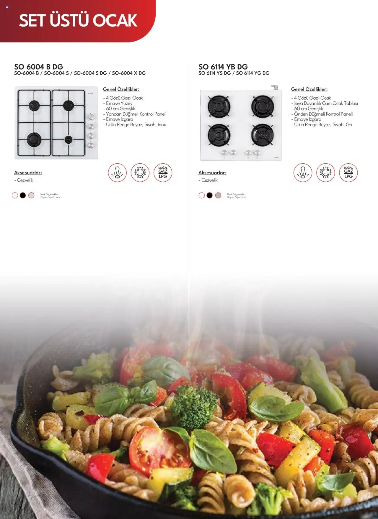 Vestel Beyaz Eşyalar Katalog - 03.06.2025 tarihinden itibaren geçerlidir | Sayfa: 65 | Ürünler: Ocak, Izgara
