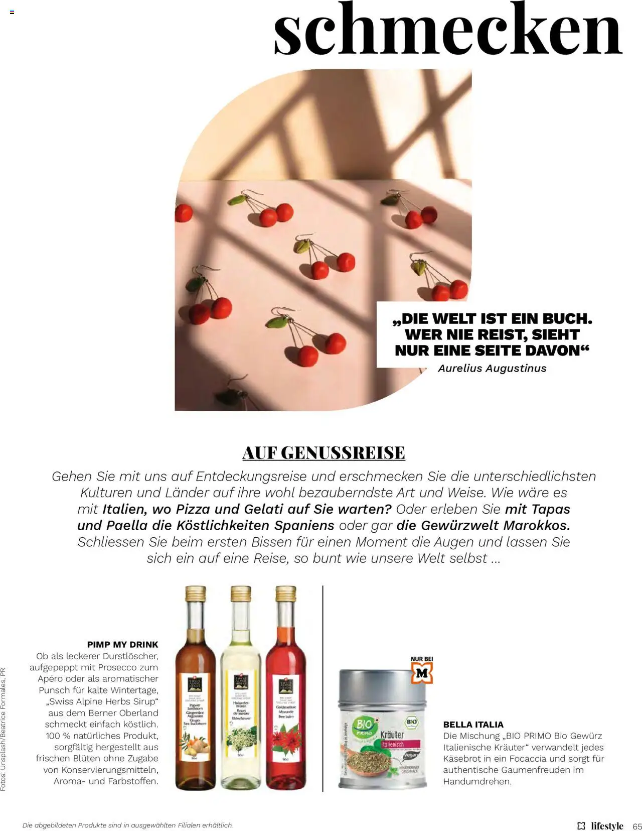 Müller Magazin ab 01.07.2025 | Seite: 65 | Produkte: Sirup, Pizza