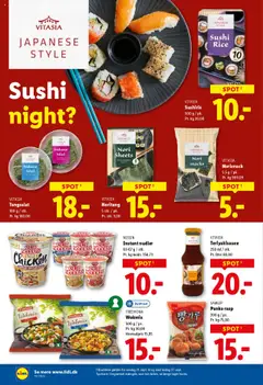 Lidl tilbudsavis – gyldig fra 21.09.2025 | Side: 14 | Produkter: Rasp, Nudler, Sushi, Søm