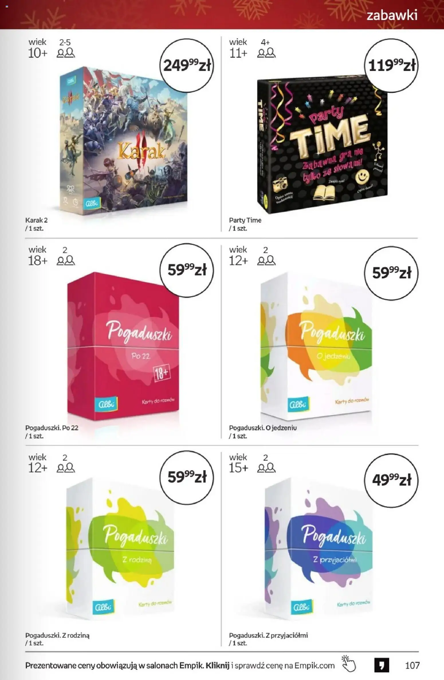 Empik Black Friday od 12.11.2025 | Strona: 107 | Produkty: Gra