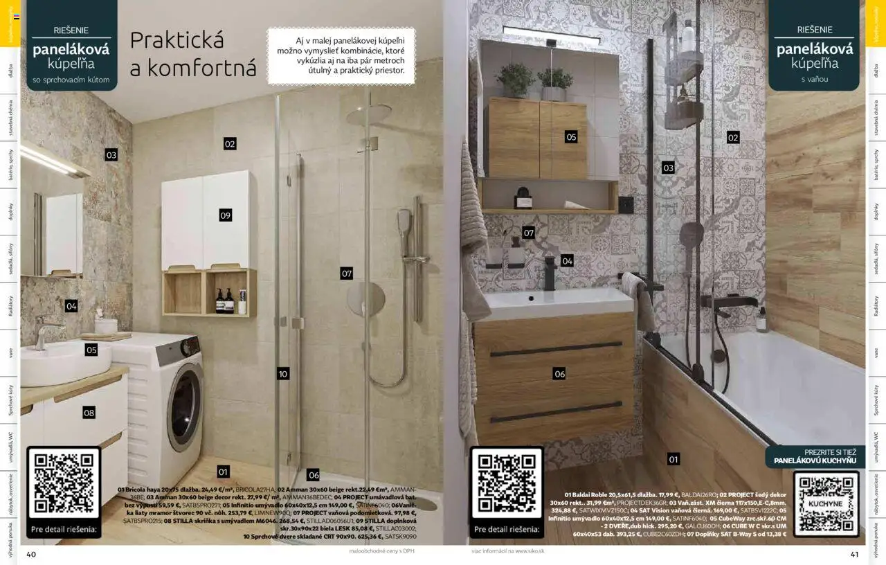 Nové Siko akcie – leták je platný od 01.09.2025 | Strana: 21 | Produkty: Osvetlenie, Sprchové dvere, Kúpelňa, Skrinka
