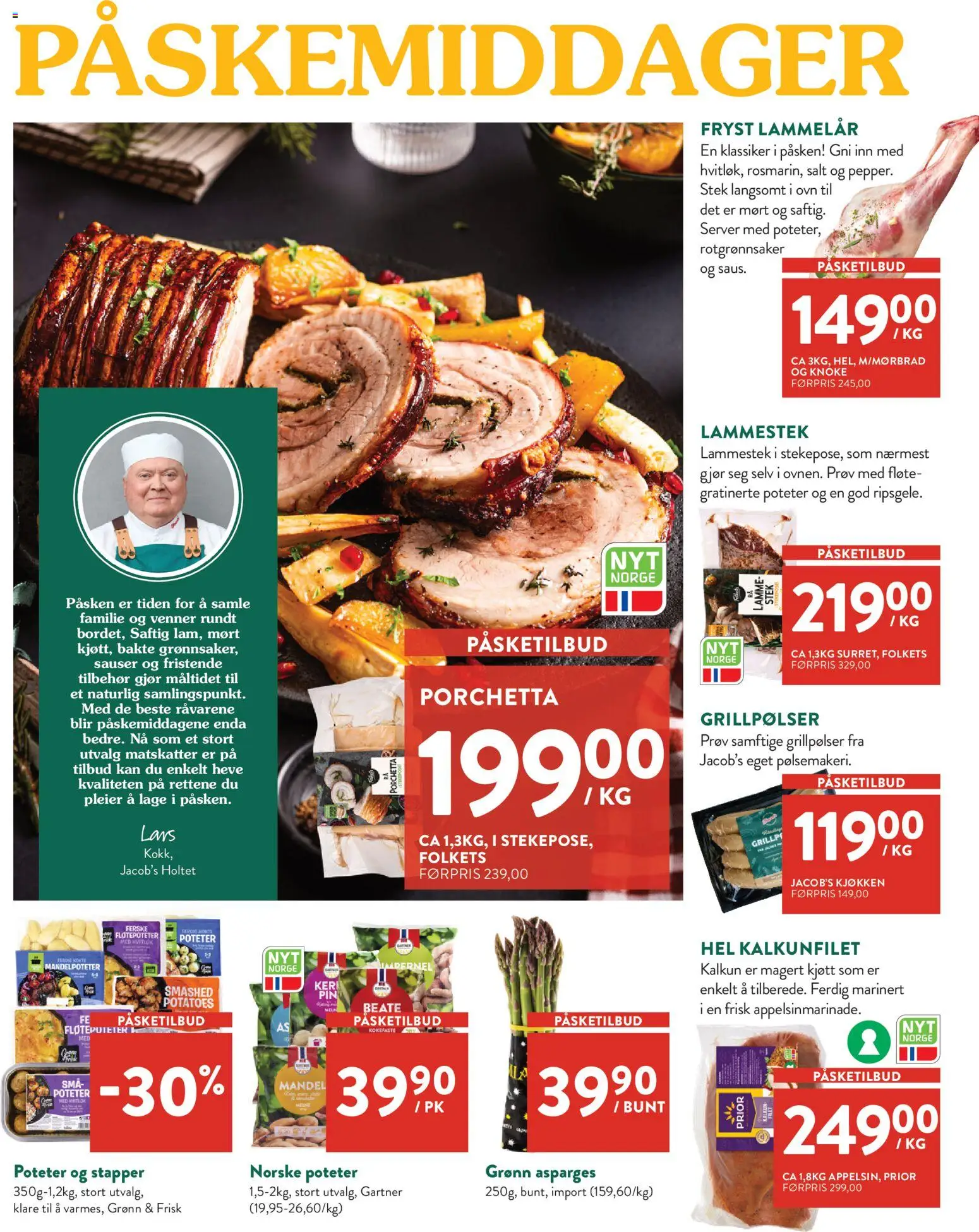 {H1} | Side: 5 | Produkter: Trafalet, Asparges, Суміш дитяча, Hvitløk