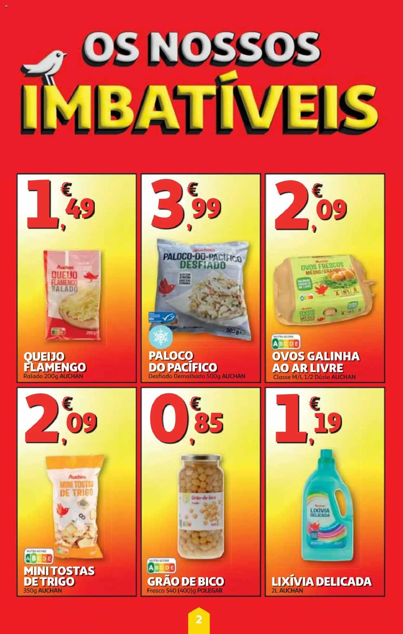 Minipreço folheto │ válido de 11.12.2025 | Página: 2 | Produtos: Tostas, Queijo, Ovos