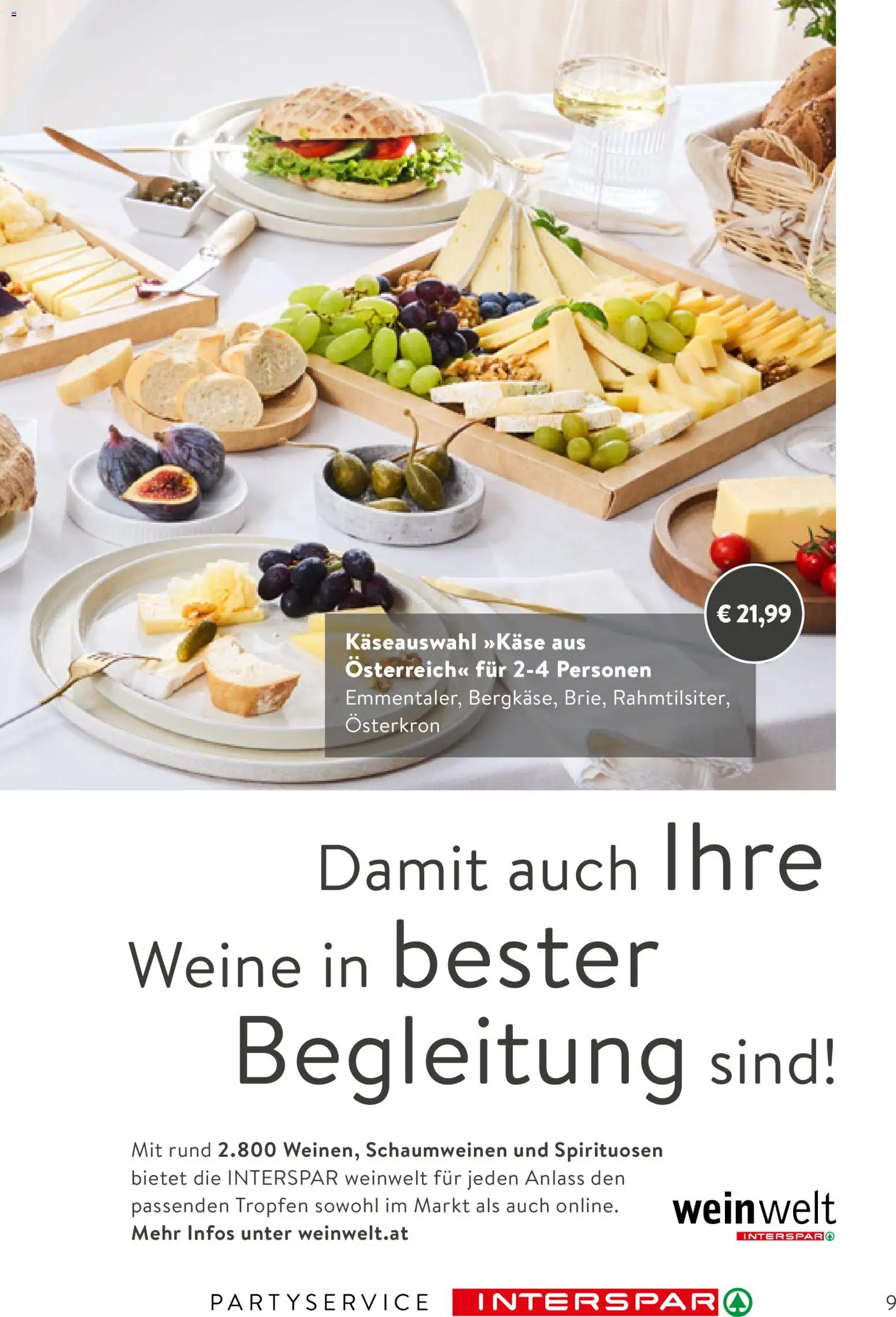 Interspar Party Service gültig ab 26.01.2026 | Seite: 9
