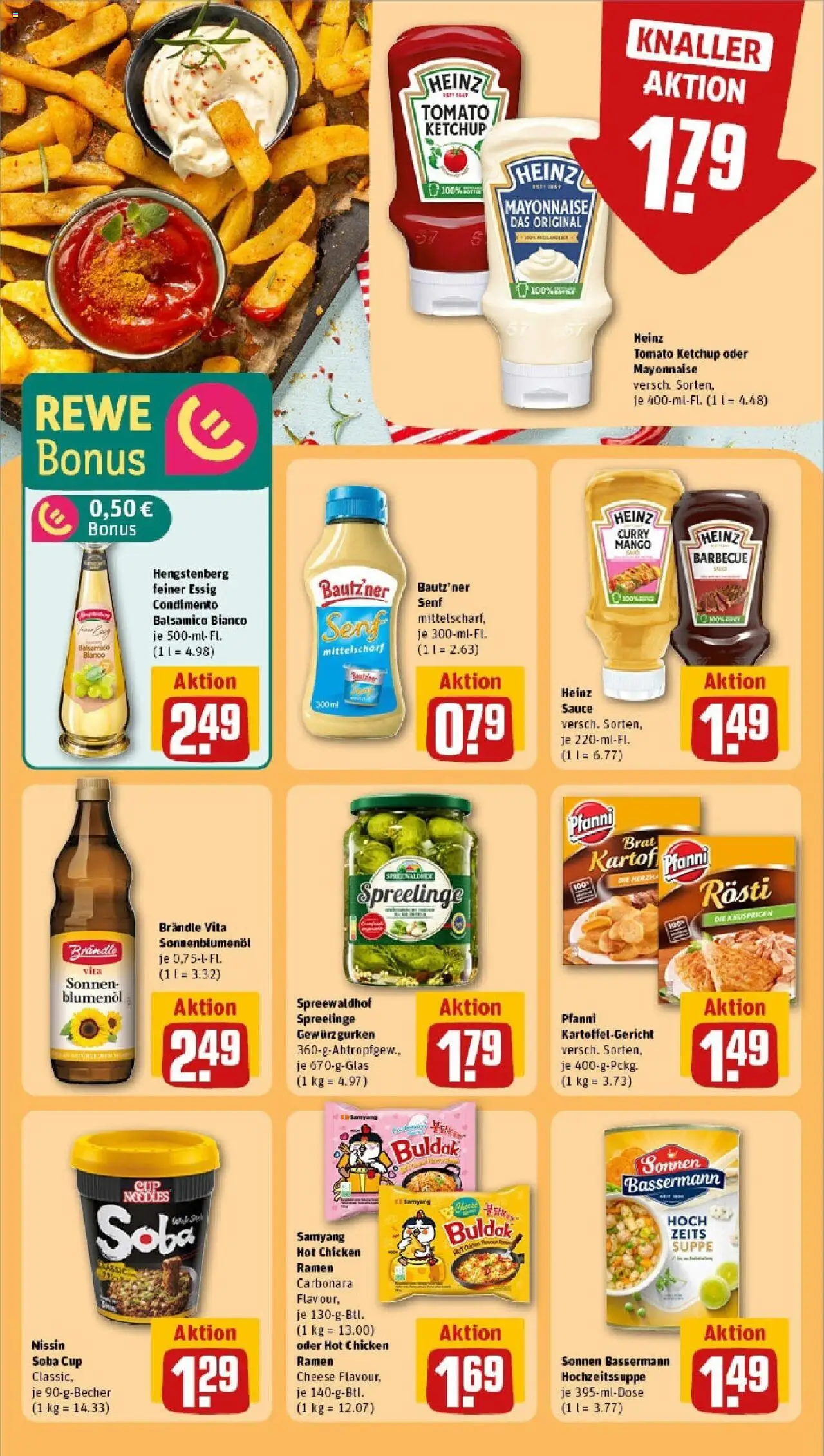 Rewe prospekt St. Ingbert / Rohrbach	 - gültig ab dem 08.06.2025 | Seite: 16 | Produkte: Essig, Sonnenblumenol, Mayonnaise, Ketchup