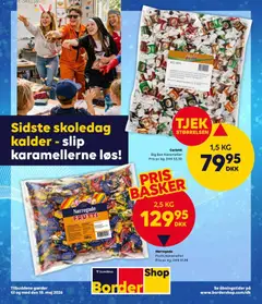 Bordershop - Karameller til sidste skoledag gyldig fra 07.04.2026
