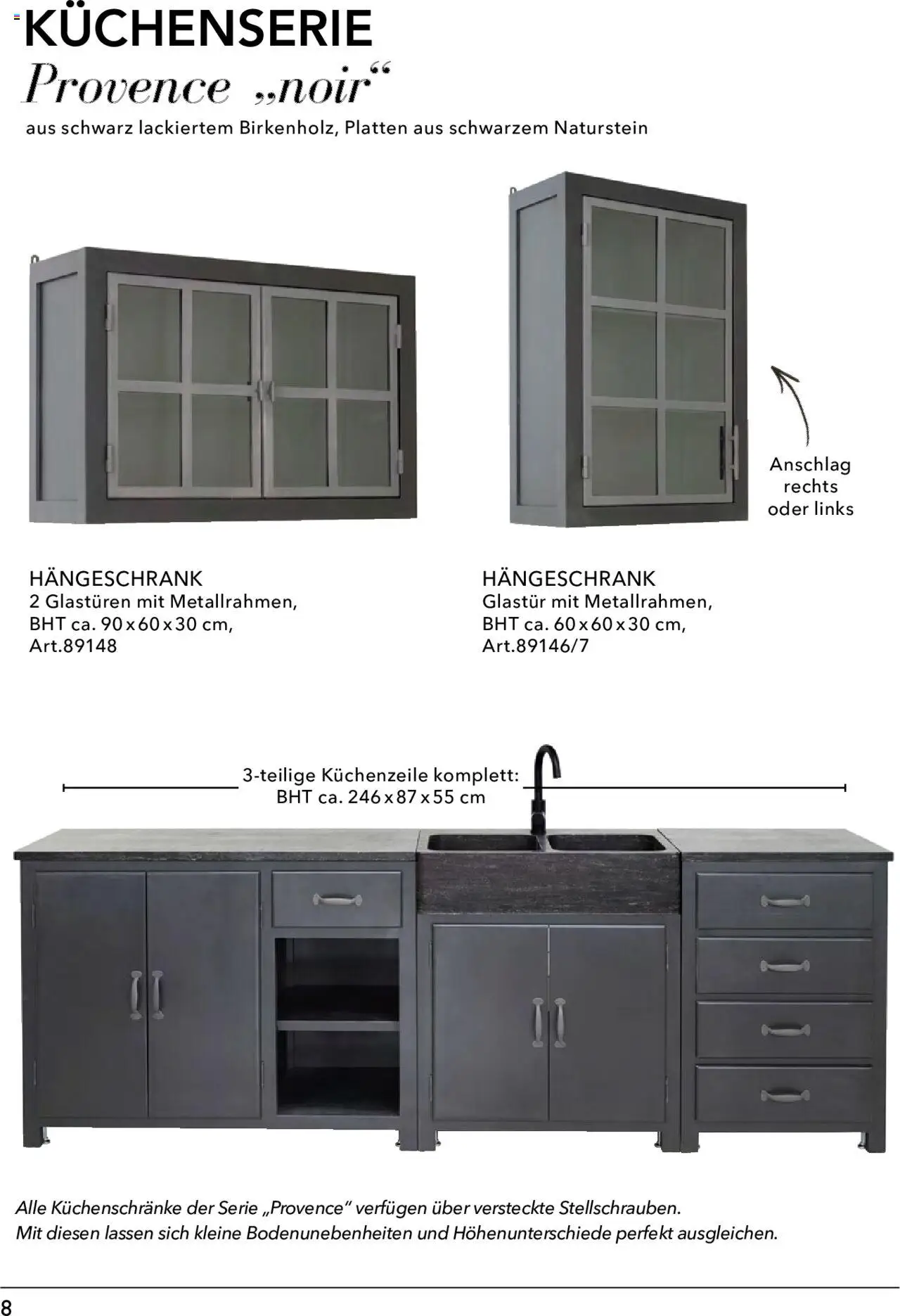 Rahaus Küchen – gültig ab 01.06.2024 | Seite: 8 | Produkte: Küchenzeile, Hängeschrank