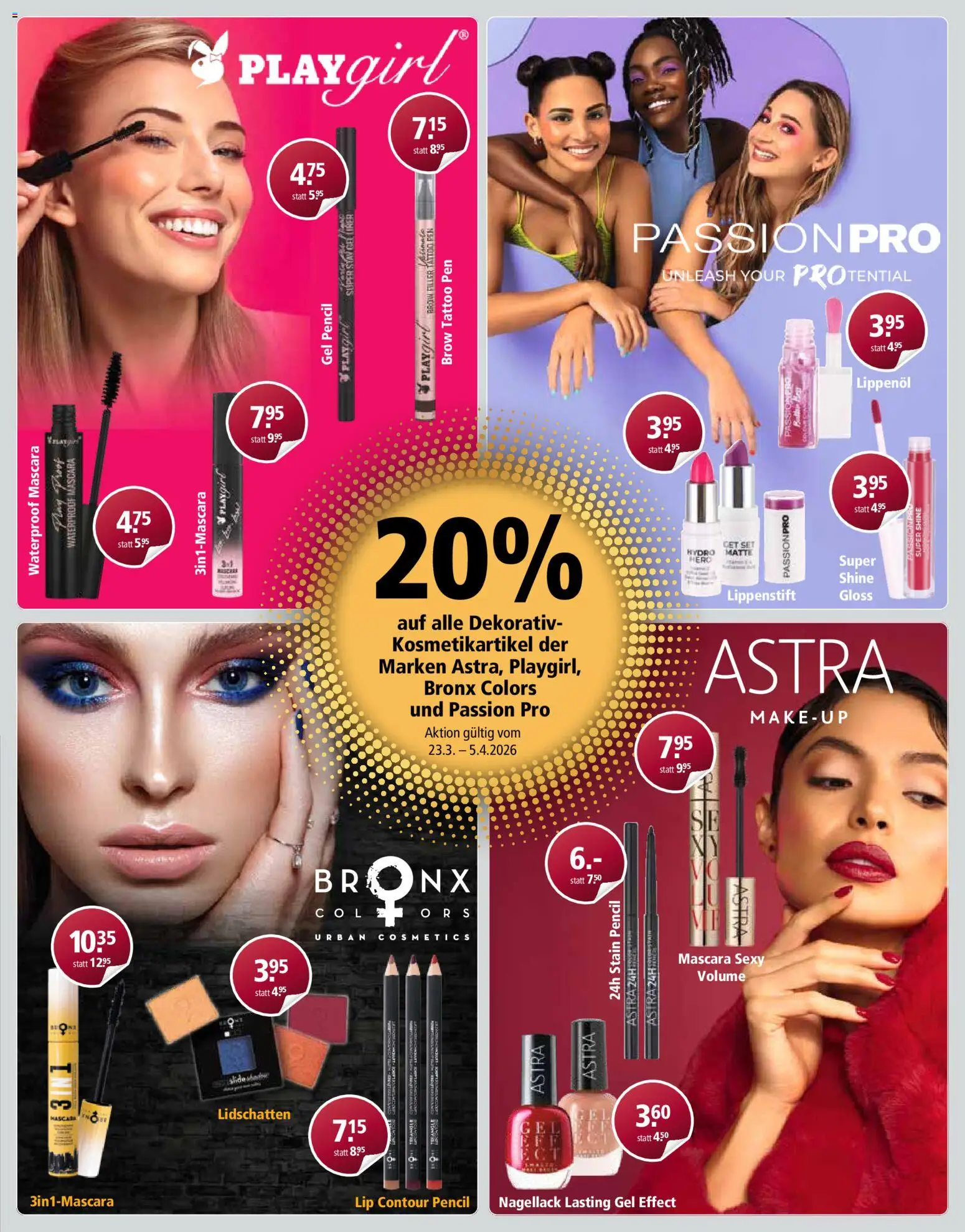 Otto's aktionen Marken Spezial – gültig ab 23.03.2026 | Seite: 9 | Produkte: Lidschatten, Lippenstift, Nagellack, Mascara