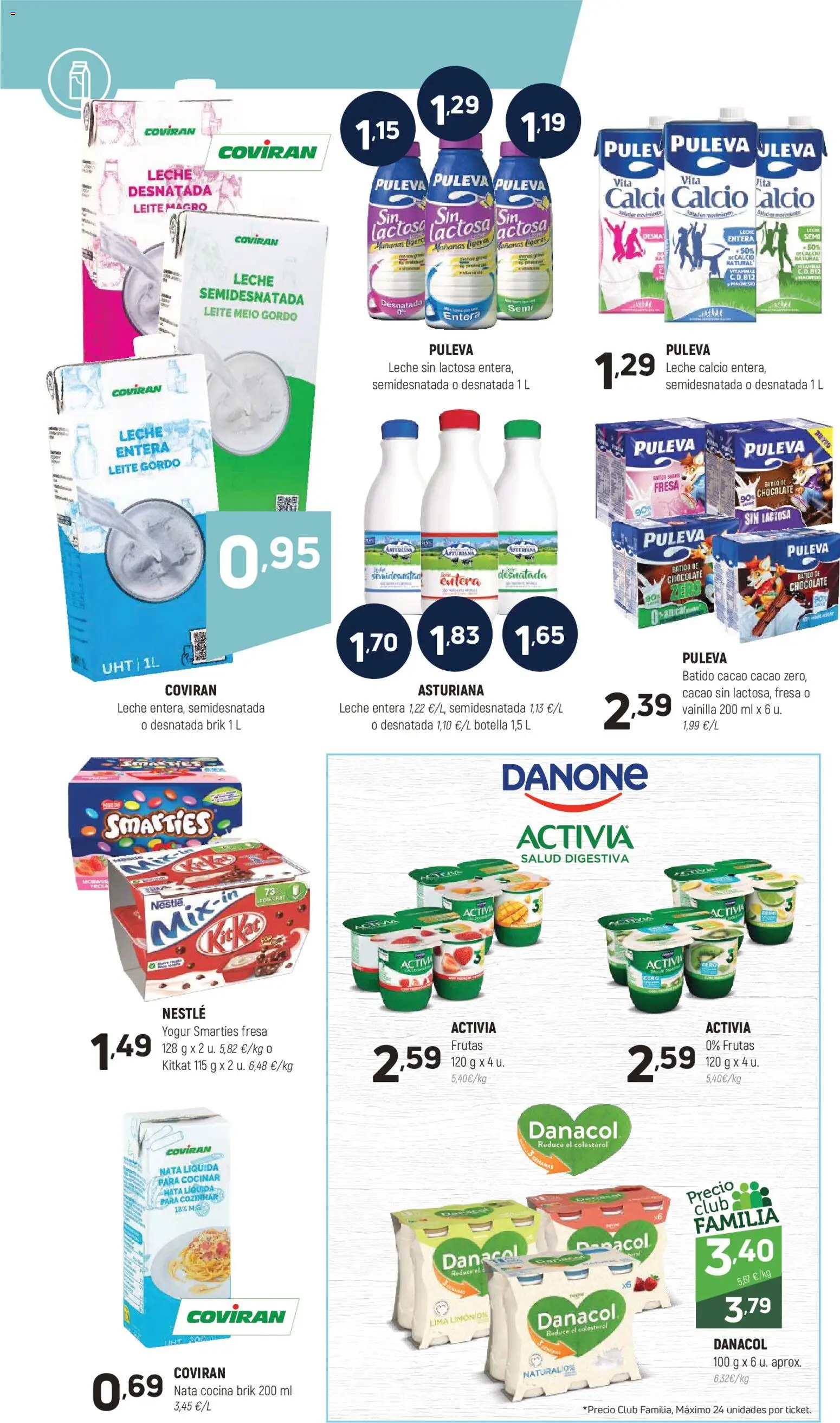 Coviran - Ceuta │ válido desde el 13.01.2026 | Página: 6 | Productos: Leche desnatada, Lima, Cocina, Φρυγανιές σικάλεως