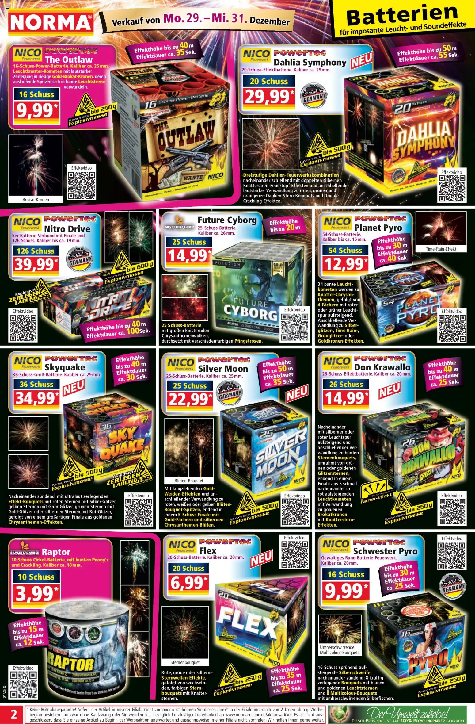 Norma Startschuss 2026 – gültig ab 29.12.2025 | Seite: 2