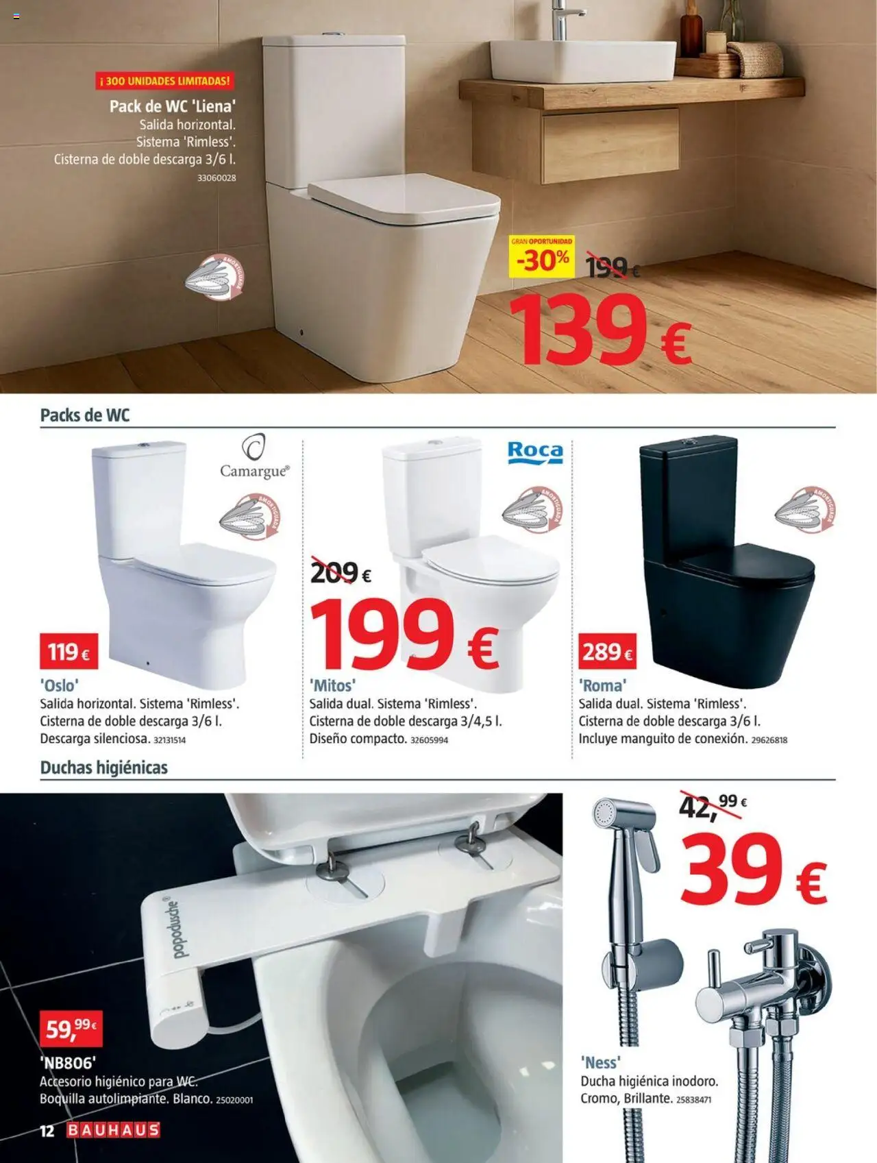 Bauhaus folleto │ válido desde el 25.09.2025 | Página: 12 | Productos: Ducha