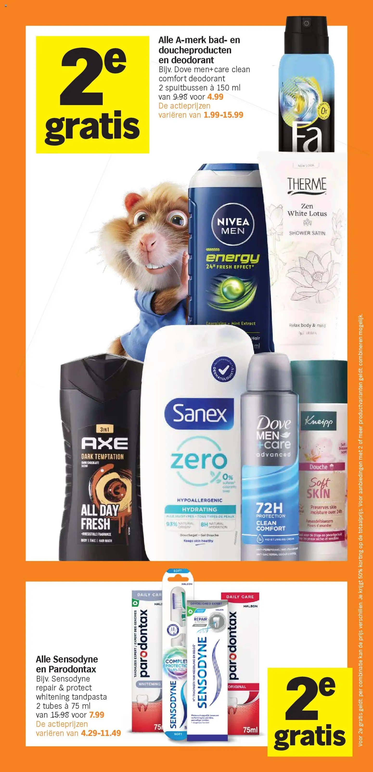 {H1} | Pagina: 20 | Producten: Deodorant, Tandpasta, Douche, Gel