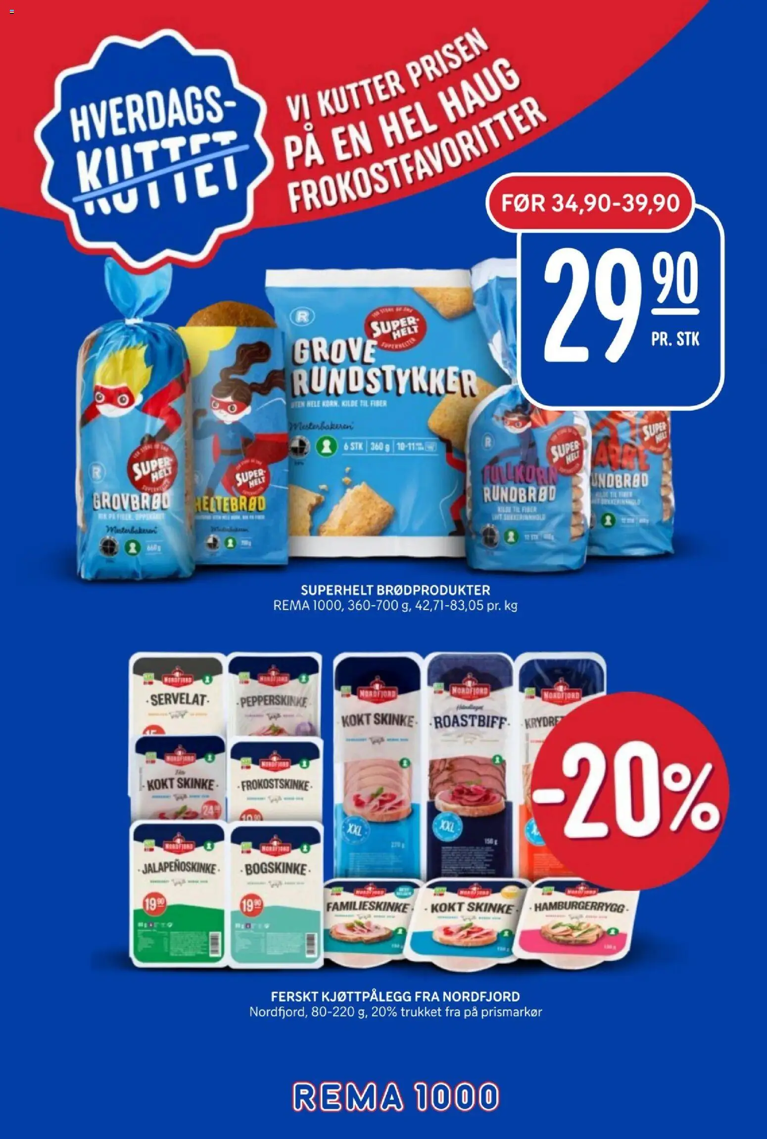 {H1} | Side: 19 | Produkter: Стабілізатор напруги, Skinke, Rundstykker, Kutter