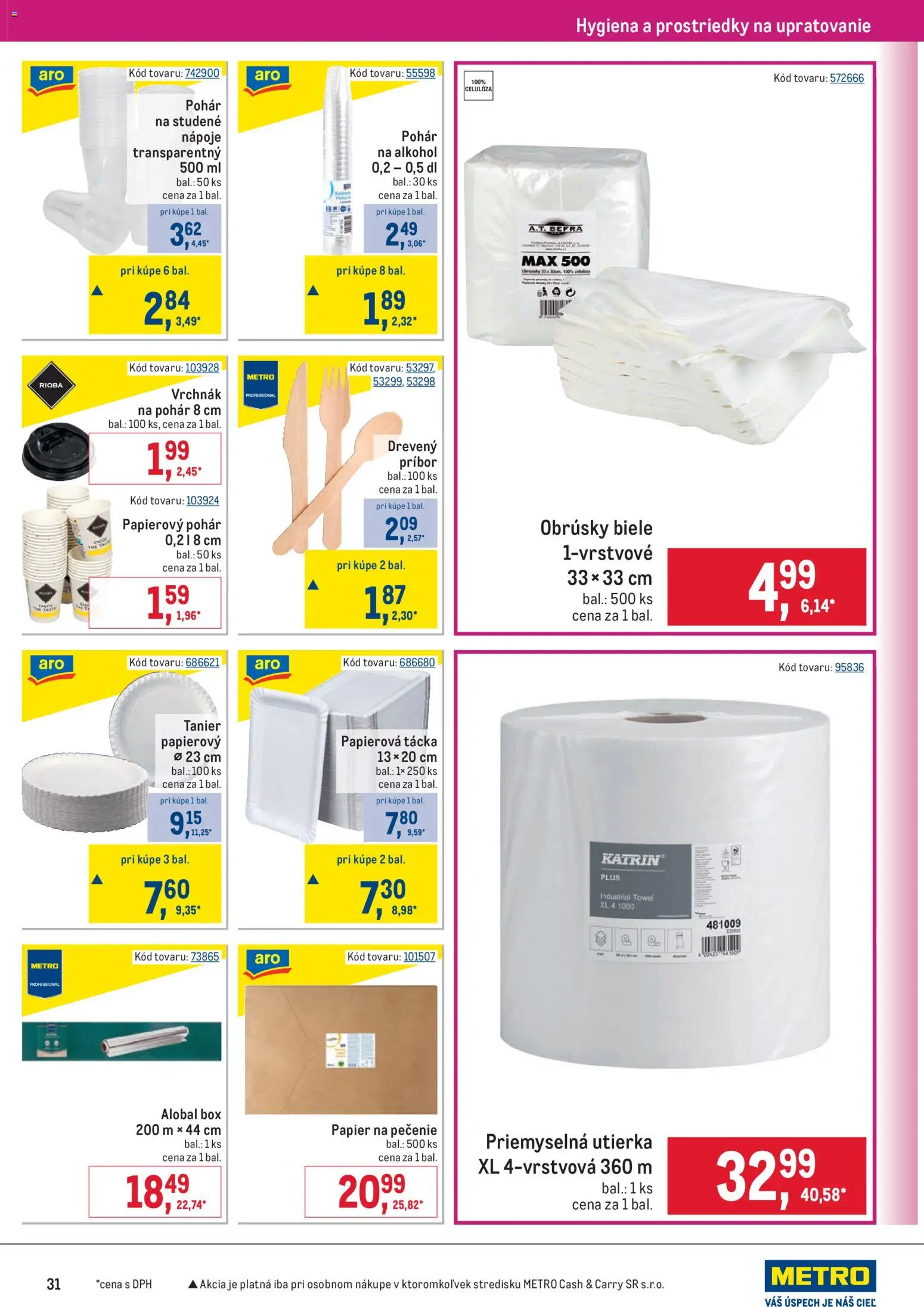 Nové Metro akcie – leták je platný od 10.12.2025 | Strana: 31 | Produkty: Alkohol