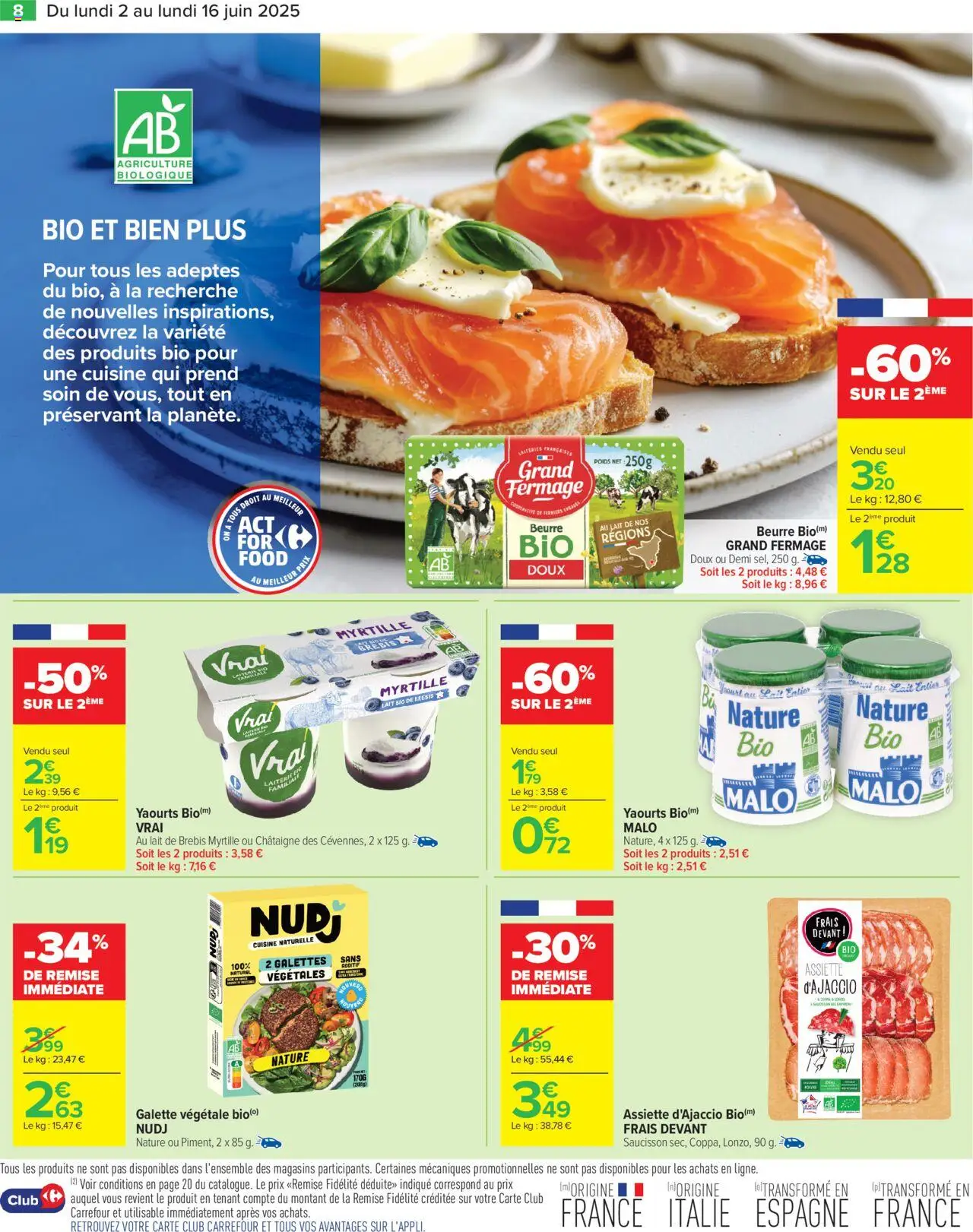  | Page: 10 | Produits: Yaourts, Lait entier, Poids, Yaourt