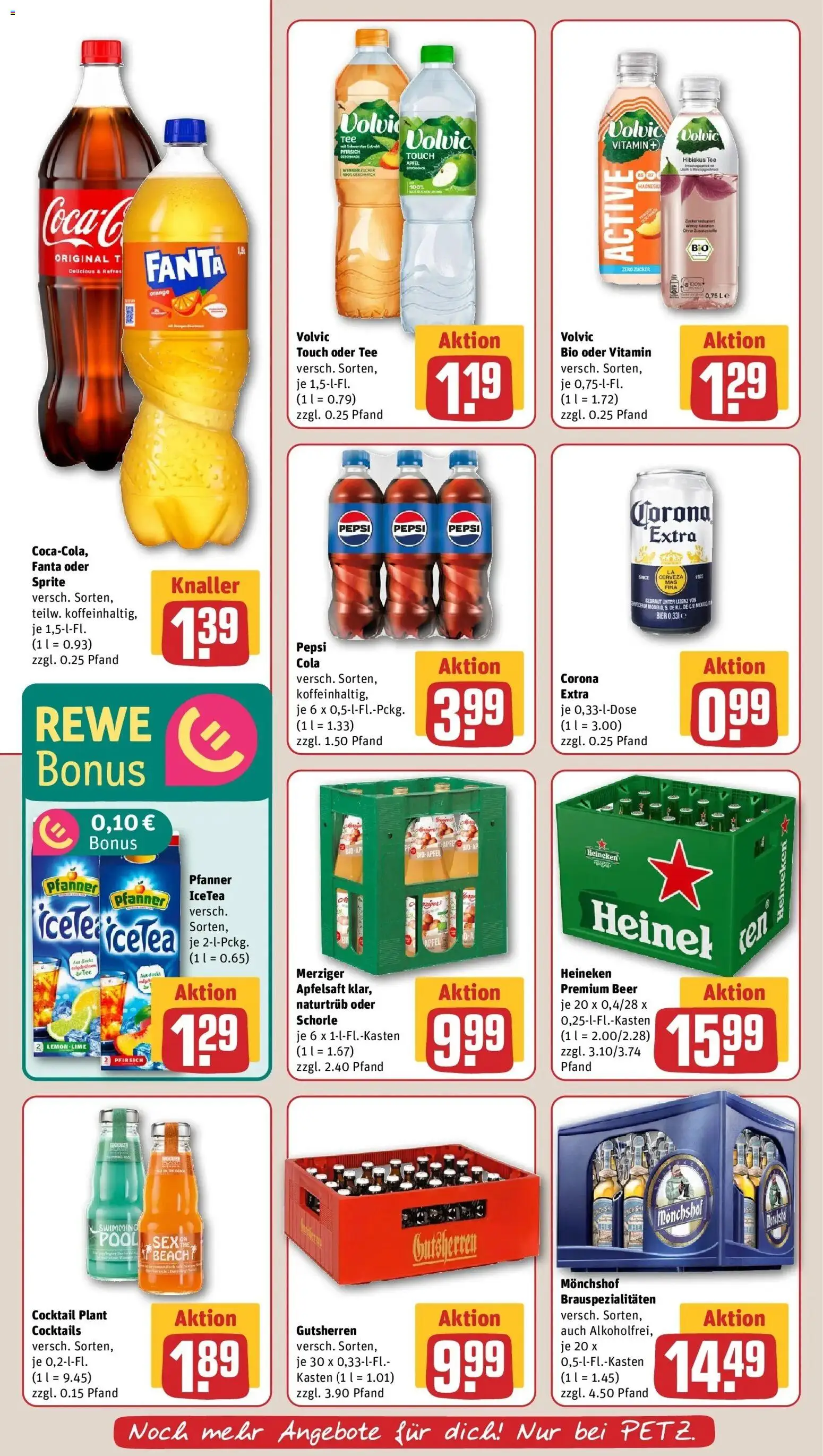 Rewe prospekt Wiehl	 – gültig ab 09.02.2026 | Seite: 22 | Produkte: Monchshof, Sprite, Volvic touch, Volvic