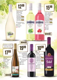 Pogląd oferty "WINO MONTE SANTI FRIZZANTE RÓŻNE RODZAJE, 0,75 L | 10%" - ważna od 27.03.2026 | Strona: 30