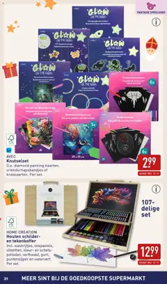 Aldi - Sint special - Voorbeeld van een folder van Aldi, geldig van 20.10.2025 | Pagina: 31 | Producten: Hanger, Puntenslijper, Canvas