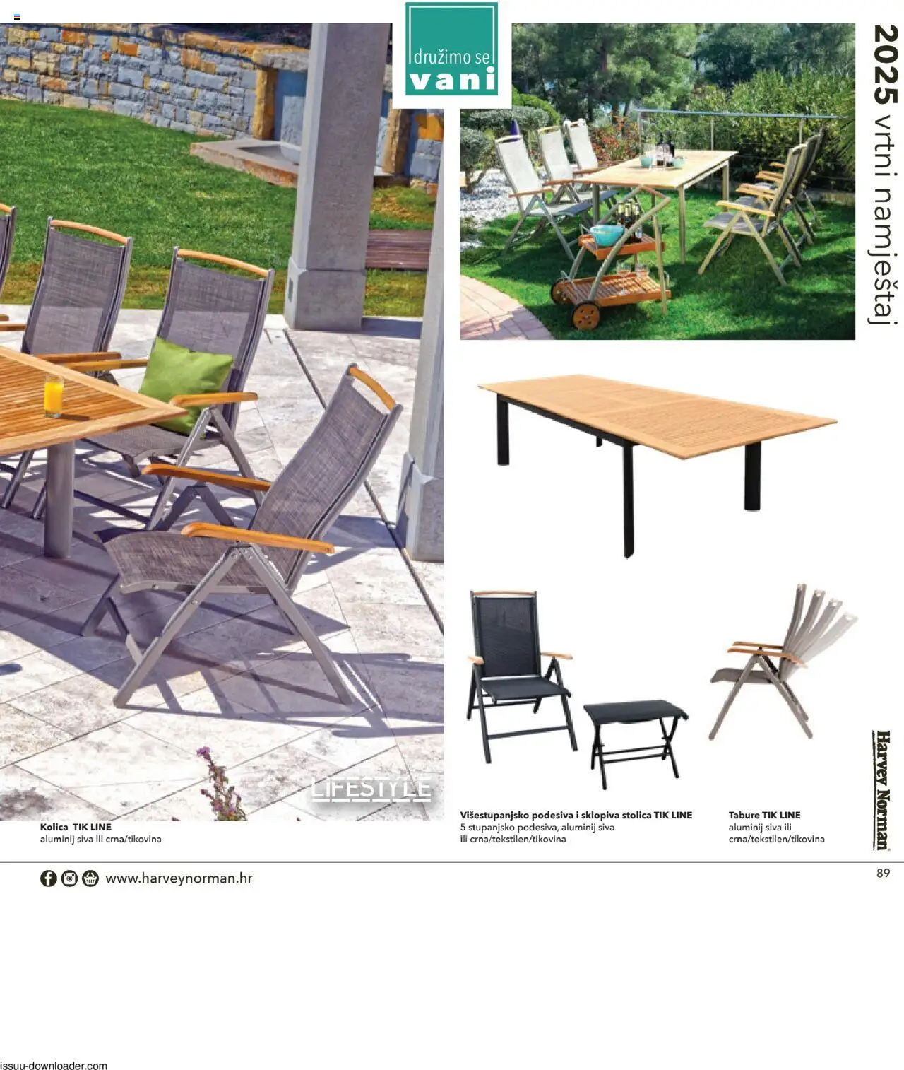 Harvey Norman katalog | vrijedi od 19.03.2025 | Stranica: 89 | Proizvodi: Stolica, Vrtni namještaj, Kolica, Tabure