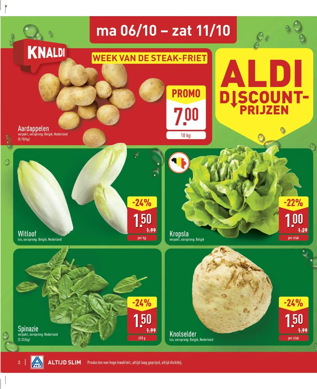 {H1} | Pagina: 2 | Producten: Spinazie