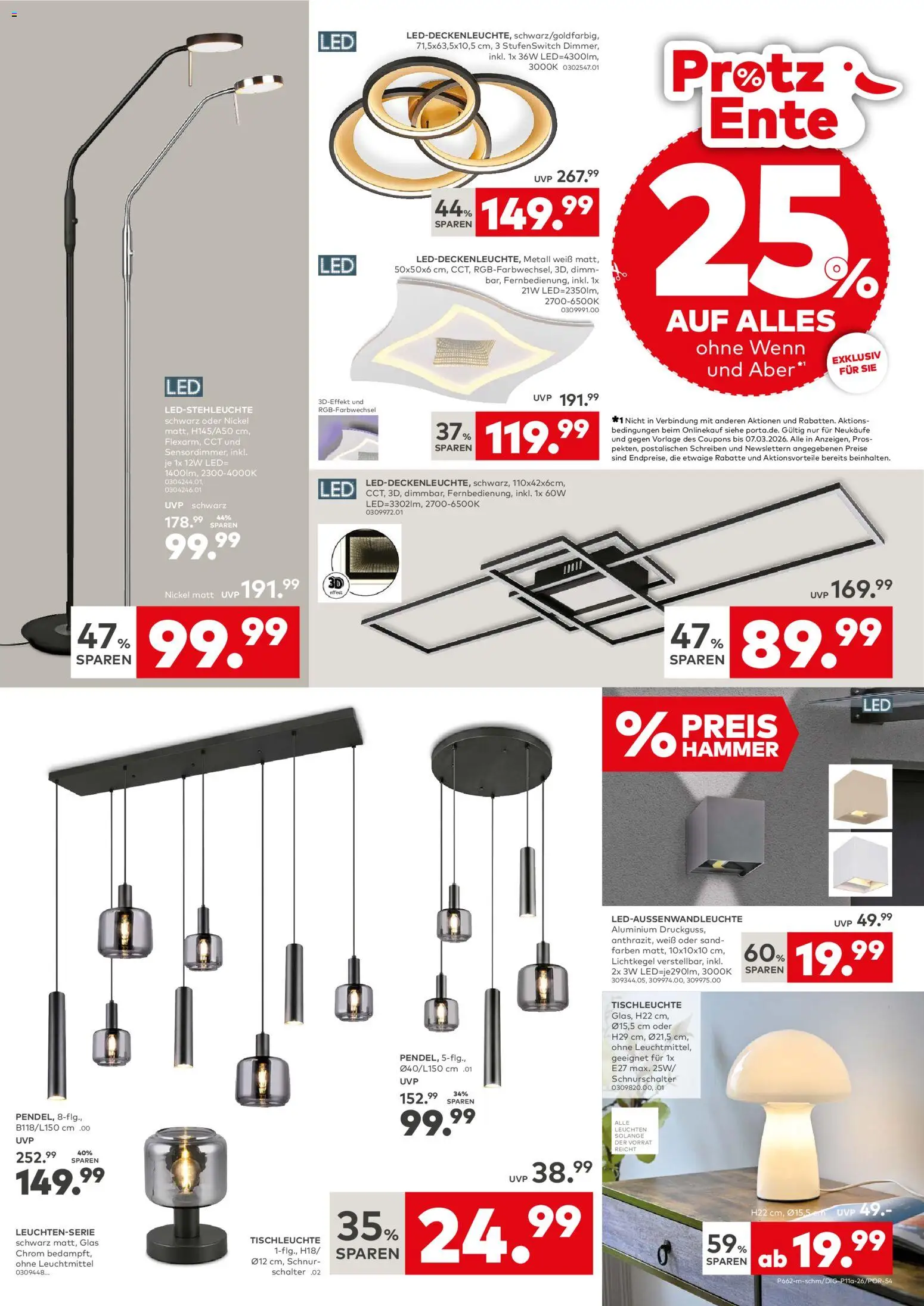 Porta! Haushalt, Heimtex & Co. – gültig ab 01.03.2026 | Seite: 3 | Produkte: Ente