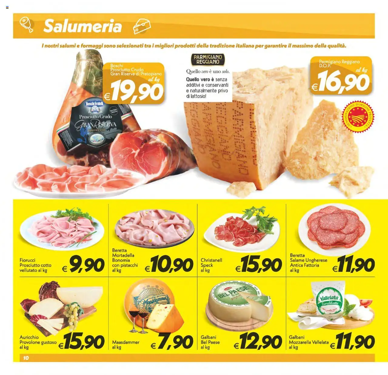 Volantino SuperConveniente del 12.09.2025 | Pagina: 10 | Prodotti: Speck, Prosciutto Cotto, Pistacchi, Parmigiano