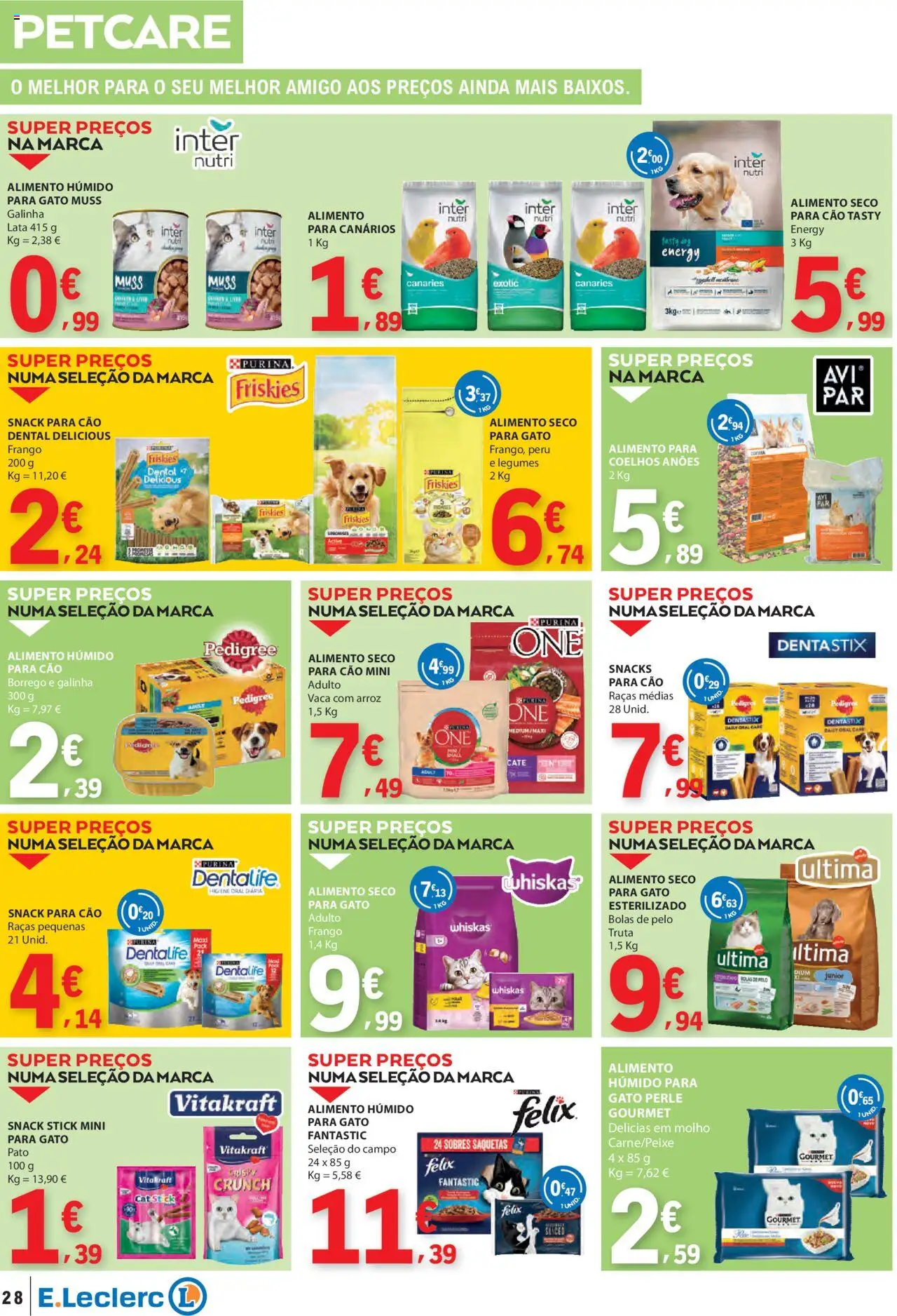 E.Leclerc folheto │ válido de 07.08.2025 | Página: 28 | Produtos: Frango, Peru, Arroz, Truta