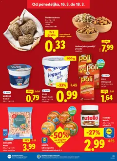 Lidl katalog akcije – veljaven od 12.03.2026 | Stran: 41 | Izdelki: Tuna, Pašteta, Kos, Jogurt